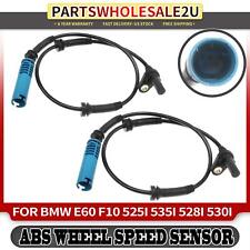 2Pcs Front Left & Right Driver ABS Wheel Speed Sensor for BMW F10 E60 E63 525I picture