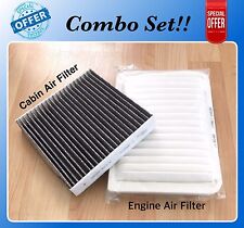 Engine & CARBONIZED Cabin Air Filter For CAMRY VENZA 4cyl 07-17 A5649 C35667 picture