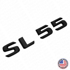 01-14 SL 55 AMG 3D Letter Emblem Trunk Logo Nameplate Badge Decorate Sport Black picture