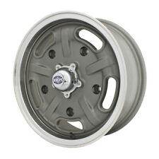 EMPI Corsa Wheel, Grey with Polished Lip, 5.5 Wide, 5 on 205mm Dunebuggy & VW picture
