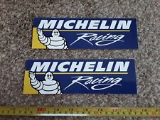 Lot of 2 Michelin Racing Tires Racing Decals Stickers IMSA Nascar Grand National picture