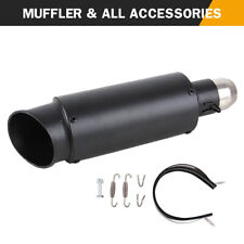 Motorcycle ATV Exhaust Muffler Tail Pipe 38-51mm Dirt Bike Scooter Universal picture
