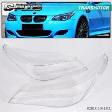 Fit For BMW E60 E61 5 Series 525i 530i Left + Right Headlight Replacement Lens  picture
