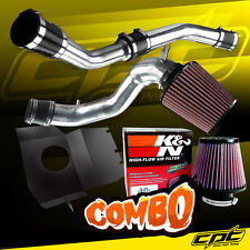 For 08-15 Lancer Turbo 2.0L Evo X 10 Polish Cold Air Intake + K&N Air Filter picture