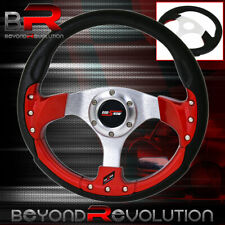 Godsnow Jdm Red Inner Fusion Style Inner Center 320mm Steering Wheel 9 Bolt picture