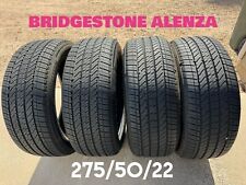 4x P275/50R22 Bridgestone Alenza A/S 900 Miles On Tires picture