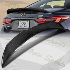 For 2014-2022 Infiniti Q50 Sedan PSM-Style Carbon Fiber Duckbill Trunk Spoiler picture