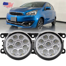 For Mitsubishi Mirage 2017-2020 PAIR Front Bumper LED Fog Light Driving Lamp picture