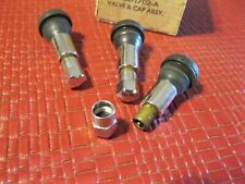 NOS 1975 Ford Thunderbird chrome tire valve stem lot, with aluminum wheels picture