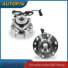 Pair Front Wheel Bearings and Hub for Chevy Trailblazer GMC Envoy Buick Rainier picture