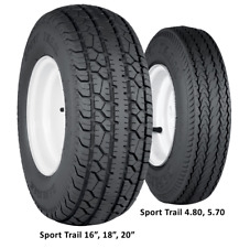 5708 5.70R8/4-4L Carlisle White Sport Trail Trailer Assembly BW, New Tire -Qty 1 picture