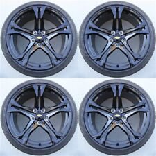 (4)Set Black Wheel/Tire Package 20x10/20x11 5x120 Chevy Camaro Z28 SS RS LS ZL1 picture