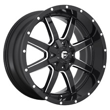 17x9 Fuel D610 Maverick Gloss Black Milled Wheel 5x4.5/5x5 (-12mm) picture