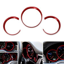 Red Dashboard Gauge Surrounding Ring Decoration Trim For 2014-2022 Porsche Macan picture