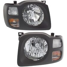 Headlight Assembly Set For 2002-2004 Nissan Xterra XE Model Left Right With Bulb picture