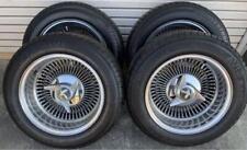 JDM Roadster wire wheel 8J Riva 15 inch 127 5 holes No Tires picture