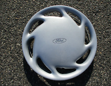 One genuine 1992 to 1994 Ford Escort 13 inch hubcap wheel cover picture