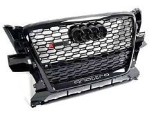 For Audi Q5 RSQ5 2009 2010 2011 2012 Bumper Grille Glossy Frame Black Honeycomb picture