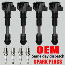 4X Ignition Coil OEM & Iridium Spark Plugs for Volvo S60 V60 V90 XC60 XC90 UF756 picture