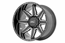 Rough Country 91M Series Wheel One-Piece Gloss Black 22x12 6x5.5 -44mm 91221212M picture