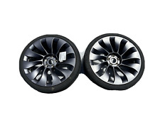 2020-2023 Tesla Model 3 M3 Pair of 2 Wheel Rim Tires 20x9.0 Black 1044267-00-A picture