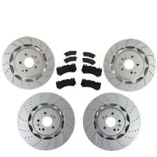Set of Front Rear Brake Rotors Discs Pads For 14-20 Mercedes Benz S63 S65 AMG picture