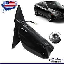 For 2016-2018 Honda Civic Sedan Right Black Power Heated View Camera Side Mirror picture