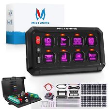 MICTUNING Upgrade P1S RGB 8 Gang Switch Panel Light Bar Electronic Relay 12V/24V picture