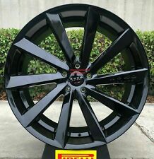 20'' Giovanna Kapan Gloss Black Wheels Tires Model 3 Y Fusion Maxima Optima BD9 picture