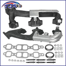 Left&Right Exhaust Manifold With Heat Shield For Chevrolet GMC Pickup Truck SUV picture