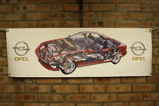 opel calibra   large pvc  WORK SHOP BANNER garage  SHOW BANNER   picture