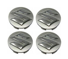 4x54mm Suzuki Swift Vitara SX4 Grey Wheel Cover Hub Center Caps Emblems Badges picture