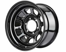 1 NEW  BLACK VISION  D WINDOW 17X8 6-139.70  (49650) picture