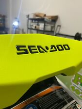 Seadoo GTR GTI GTX Wake BRP Handlebar  Domed Gel Decal Sticker WaterProof jetski picture