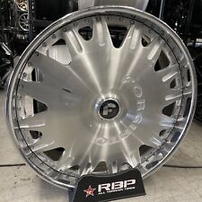 30 Forgiato Wheels Enzo brushed Machined Chrome Lip Wheel & Tire Package 5/6 lug picture