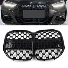 Meteor Style Front Bumper Kidney Grill For BMW 4 Series G22 G23 2 Door 2021-2023 picture