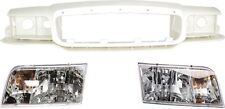 Header Panel Kit for Ford Crown Victoria 1998-2011, 3-Piece with Headlights, picture
