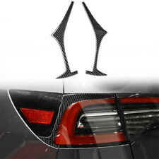 For Tesla model 3 Y universal lamp header carbon fiber decorative sticker/2 pcs picture