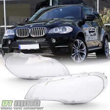 Left & Right Replacement 2007-2012 BMW E70 X5 Headlight Cover Lights Lamps Lens picture