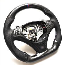 REAL CARBON FIBER Steering Wheel FOR BMW E90E92E82E87m3 BLACK LEATHER picture
