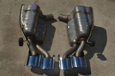 2006 W219 MERCEDES BENZ CLS55 AMG REAR LEFT & RIGHT SIDE EXHAUST MUFFLER & TIPS picture