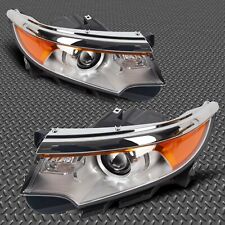 For 2011-2014 Ford Edge Driver & Passenger Side Pair Front lamp Headlight RH LH picture