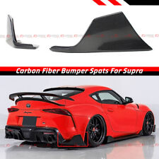For 2020-22 Supra A90 AG Style Carbon Fiber Rear Bumper Side Corner Aprons Spats picture