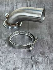 Stainless Downpipe Elbow 90° Holset Turbo HY35 HX HE351 V-band Flange Clamp picture