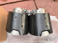 BMW G20 2019+ 330i 330iX OEM M Performance Exhaust Carbon Tip Pair picture