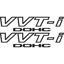 2x Black VVT-I DOHC Stickers Vinyl  For Toyota VVTI TRD Supra JDM Celica picture