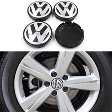 Wheel Center Hub Caps Black For VW Jetta Golf Passat Tiguan Beetle CC 3B7601171 picture