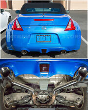 For 09-Up Nissan 370Z Z34 | Muffler Delete Axle Back 4.5 Inch Dual Tips Exhaust picture