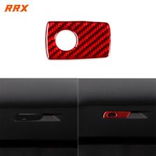 For GR Supra A90 2020-22 Red Carbon Fiber Copilot Glove Box Handle Switch Cover picture