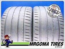 SET OF 2 MICHELIN PILOT SPORT 4S ZP RSC RFT 305/30/20 USED TIRES 93%LIFE 3053020 picture